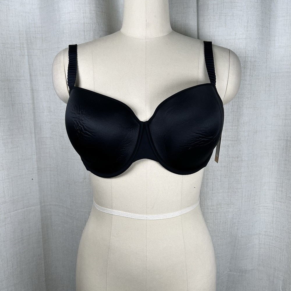 NEW! Thirdlove 24/7 Underwire Classic T-Shirt Bra‎ Black Size 42C